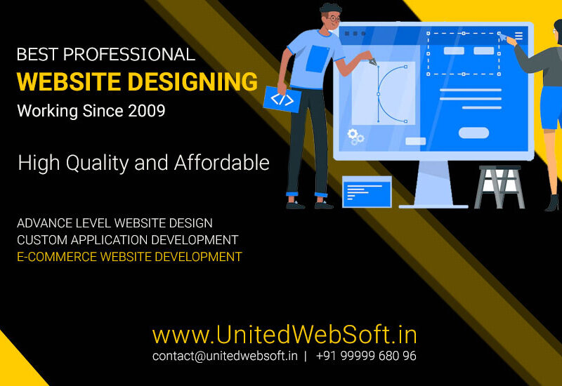 Hire best Website designer, developer Delhi, India at UnitedWebSoft.in